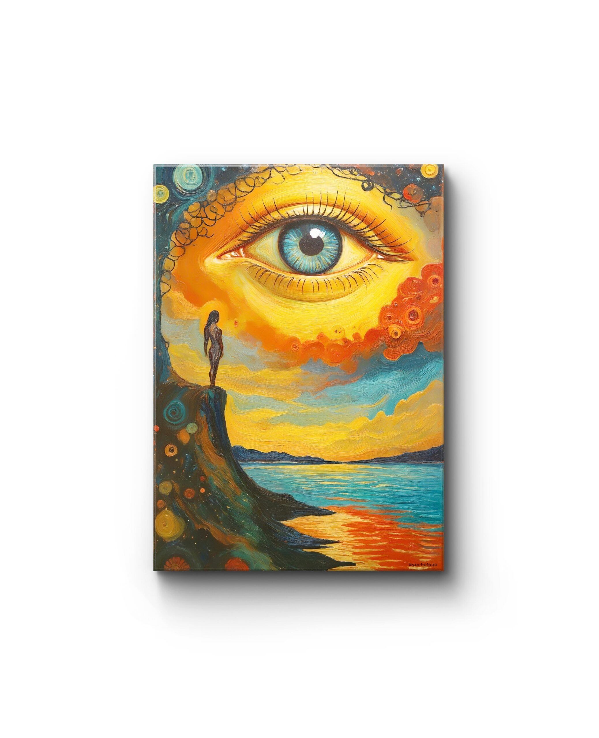 Obraz drukowany na płótnie „Oko Horusa” 70x50cm