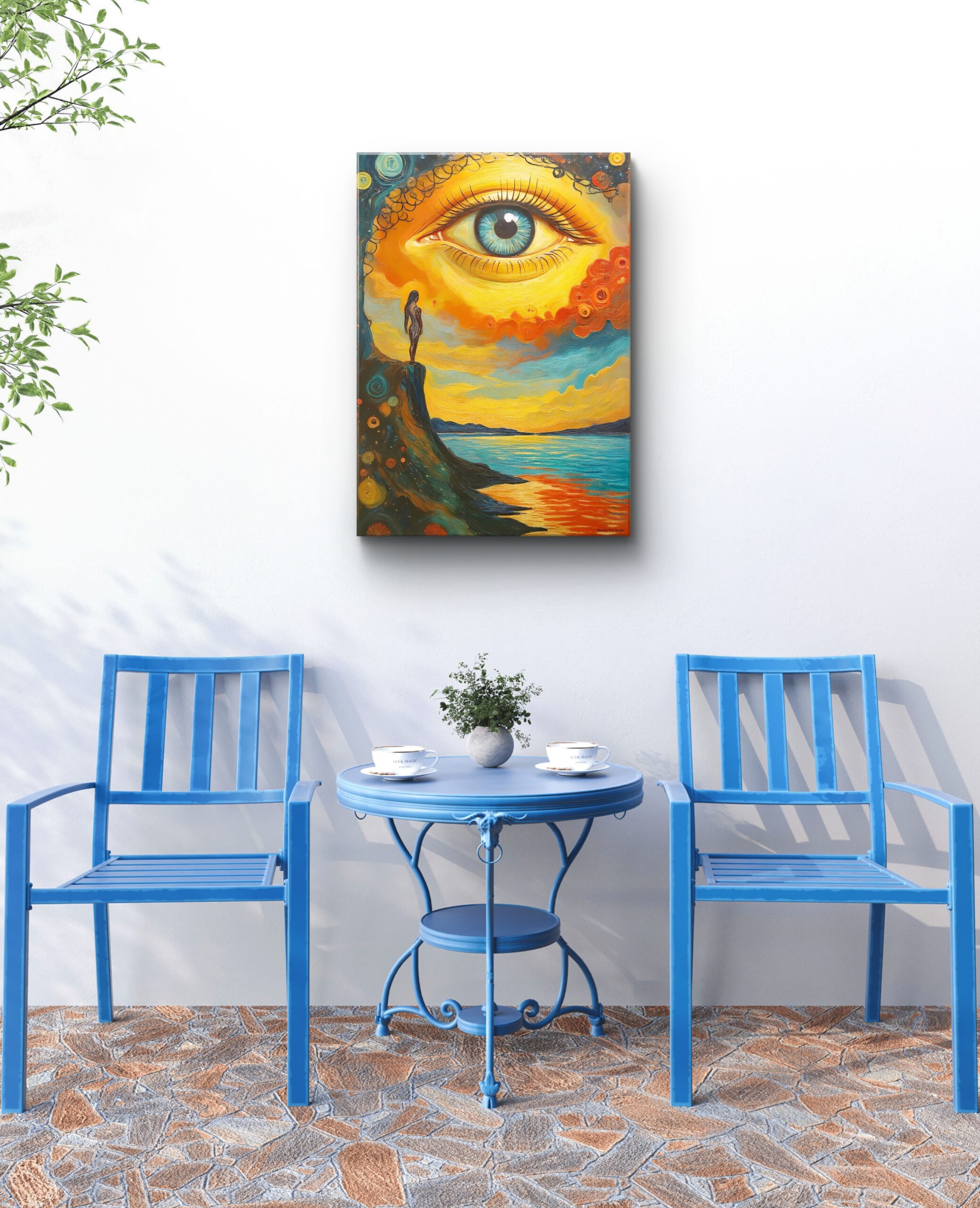 Obraz drukowany na płótnie „Oko Horusa” 70x50cm - obrazek 3